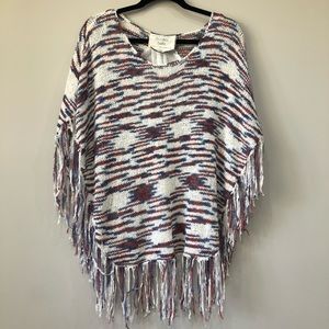 California Moon Rise fringe poncho